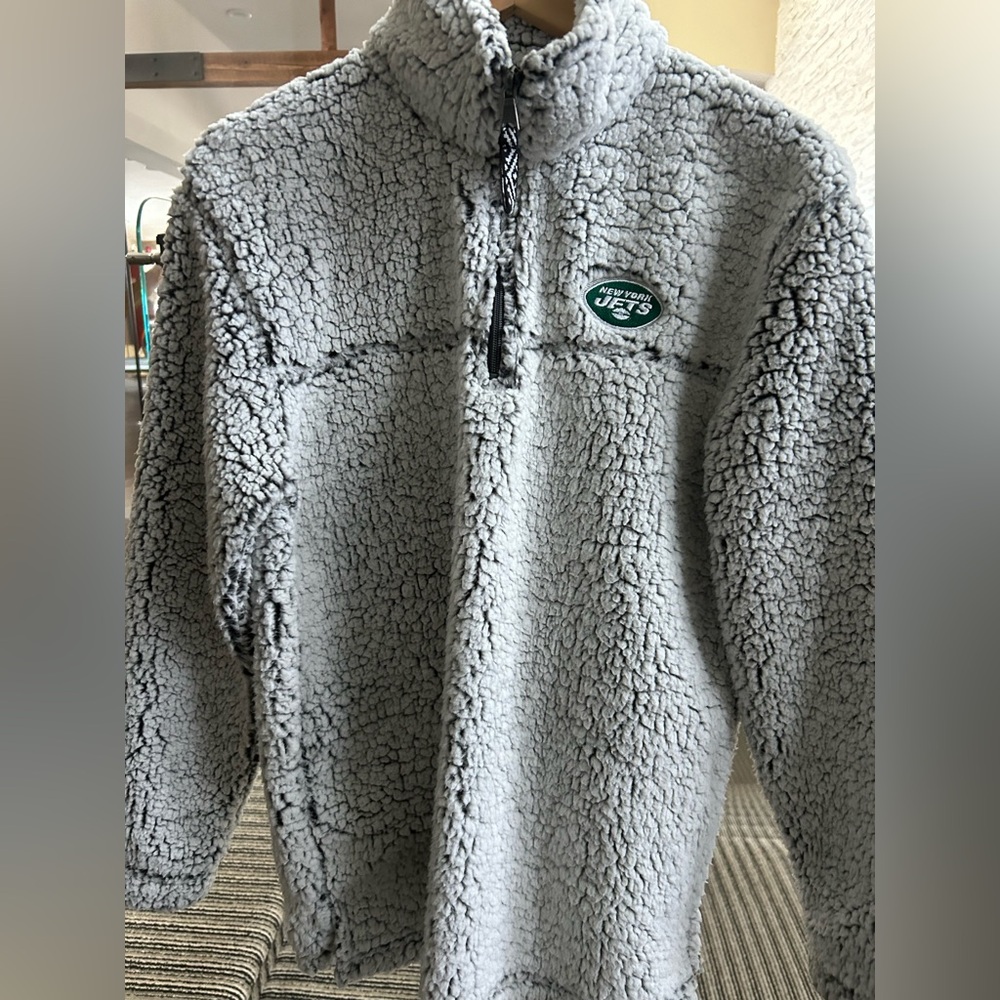 Official NFL Jets Sherpa Jacket - Picture 3 of 6